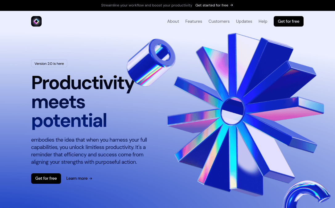 Site Architect landing page